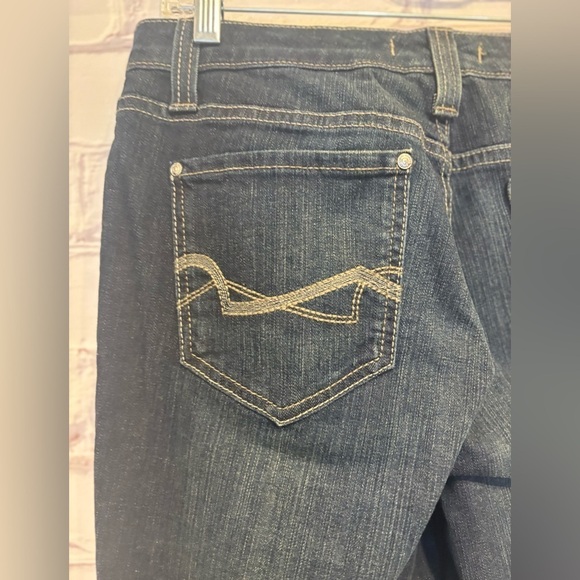 Vintage America short Blue Bootcut Jeans Size 8/29 - Picture 6 of 7